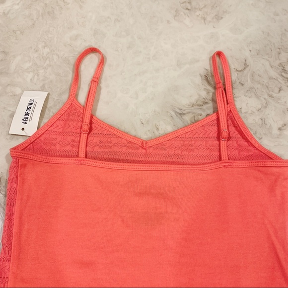 NWT Coral Red Textured Cami (XS) - Picture 6 of 7